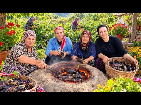 Geleneksel Köy Hayatı Yaşamı Köyde Kış Hazırlığı / HD