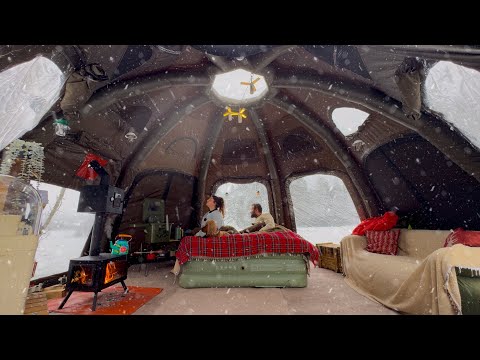 Kampta Kar Yağışına Uyandık
