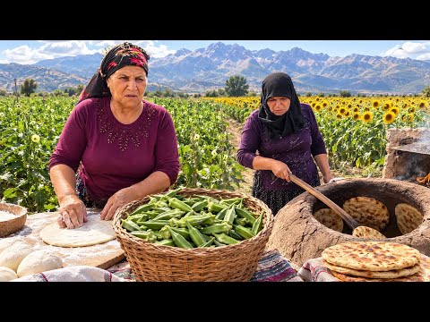 Yüksek Dağlarda Zorlu Köy Yaşamı ~ Tandırda Köy Ekmeği