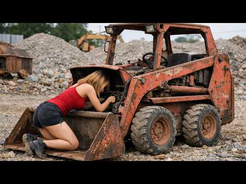 Timelapse : The genius girl repaired and restored the wheel