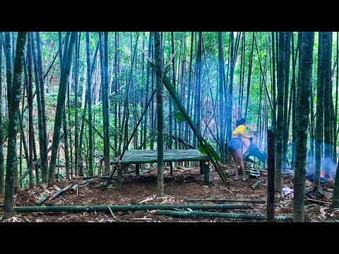(Full video 4days)Girl who survived alone in the forest