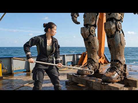 Unbelievable This Girl Found a Giant 150-Year-Old Robot at