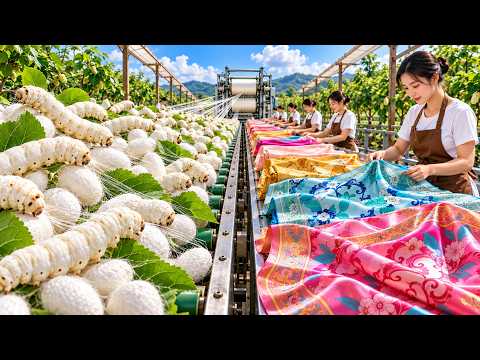 How Silk Is Made From Silkworm to Luxury Scarf Full