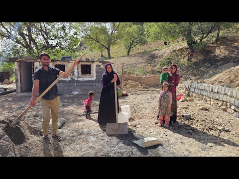 Great progress in the nomadic house: wall painting,