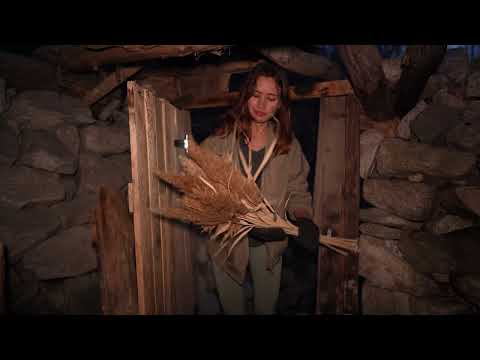 She Repaired a Stone Mountain Shelter for the Night Alone