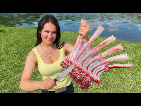 Steaks on Fire from Homemade Beef Ribs Over 60 Minutes of
