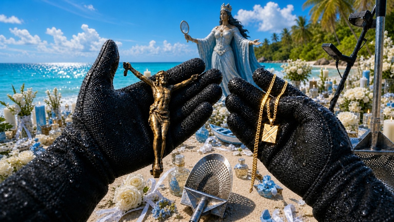 Caçando Tesouros na Praia de Iemanjá