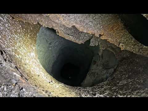 Massive Underground Complex With Strange Green Lake Inside
