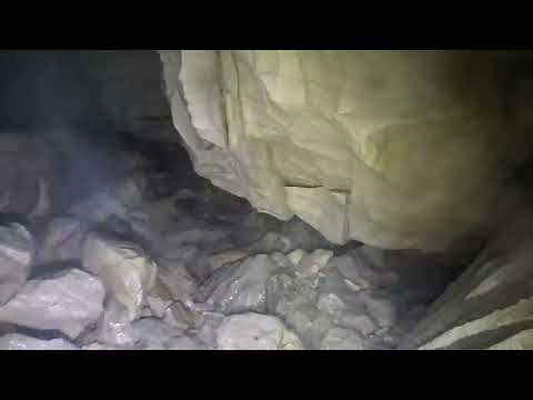 450 Foot Waterfall Descent In A Cave
