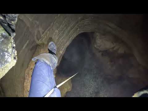 280 Foot Waterfall Rappel Deep Inside A River Cave Part 2