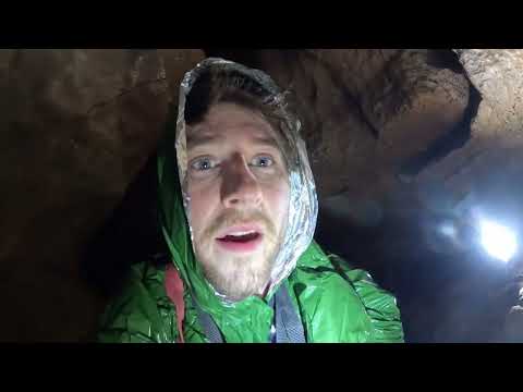 Man Makes Crazy 300FT Zipline Through A Huge Cave
