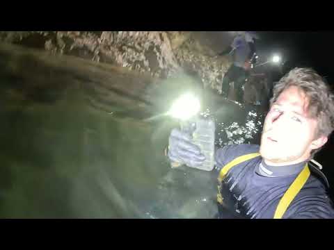 Mysterious Blue Hole Deep Inside A River Cave