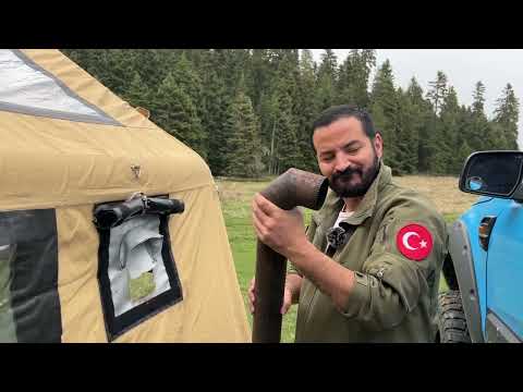 İLKBAHARDA ŞİŞME ÇADIR KAMPI ZİYARETÇİLERİMİZ VAR