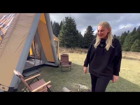 TINY HOUSE ŞİŞME ÇADIRIMIZLA KAMP