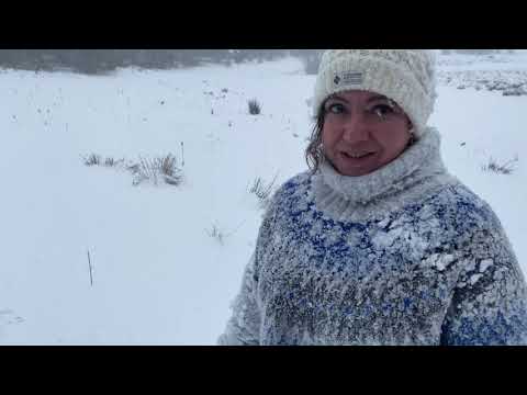 Kar Fırtınasında Gece Kamp Winter Camping in a Snowstorm