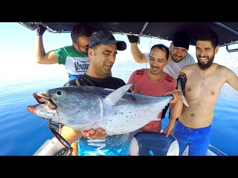Teknemin Yazılı Orkinos Rekorunu Kırdık Dev Balık Kalama