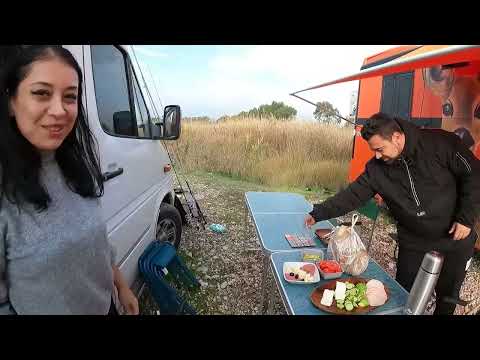 Karavanla En iyi Balık Merasına Gittik Fırtına Keyfimizi