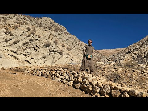 Building a platform to prevent landslides on the mountain