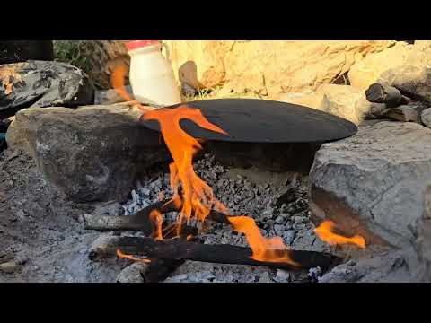 Iran nomadic life covering shelters with cold weather