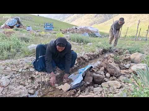 A beautiful way to plant vegetables for the use of nomadic
