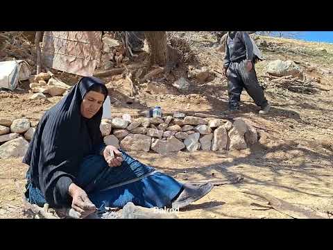 Steps of collecting soil to build the interior of the