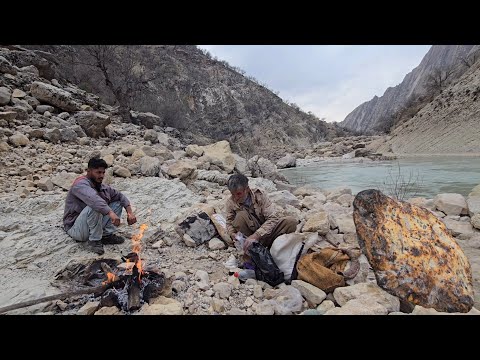 Hot bread warm fire pristine nature Adventure on the