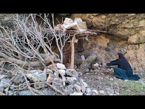 How to build a rock shelter for my sheep in the mountains