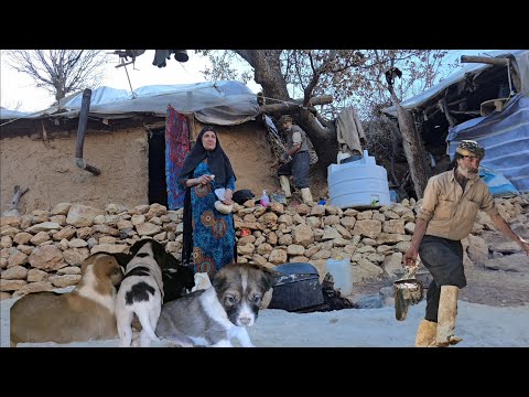 Building shelter walls with natural materials to prevent