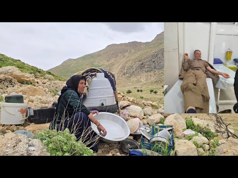 Maryam s efforts to clean the tent and wash the dishes