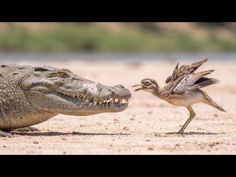 A Tiny Bird Risks Everything to Save Its Chicks Water Thick