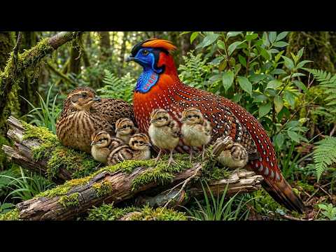 Temminck s Tragopan 90 Days From Egg to Survivor Beauty