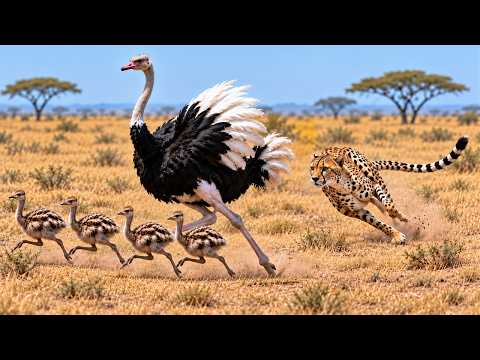 Common Ostrich Life Cycle Surviving the Predator Zone A