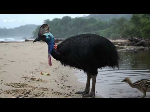 Southern Cassowary Life Cycle A Father s Powerful Kick