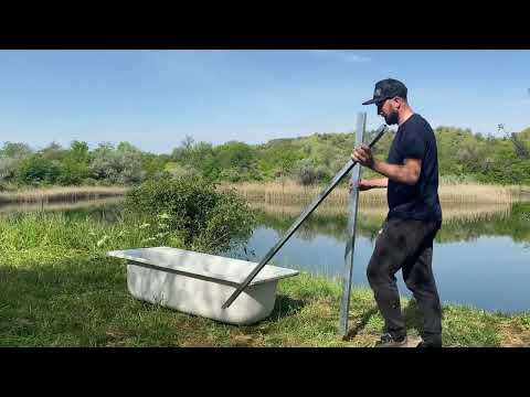 I Built a Wood Fired Bathtub in the Forest