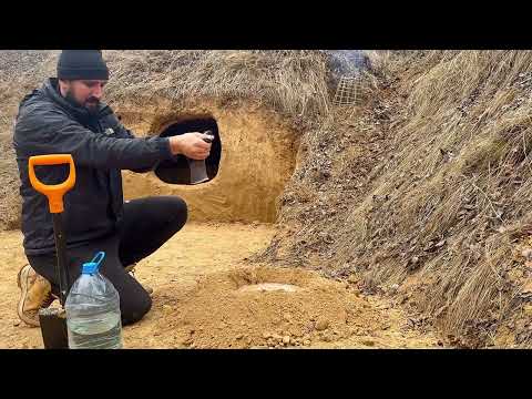 Building a dugout on the Hungry Wolf Trail