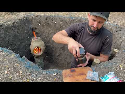 Building a Secret Bunker Inside a Giant Hollow Oak Stump