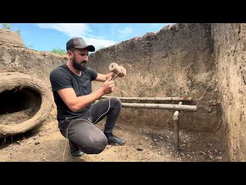 Building a Secret Dugout for Survival Hidden from the World