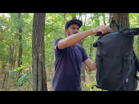 Building a Small temporary Shelter between two trees in the