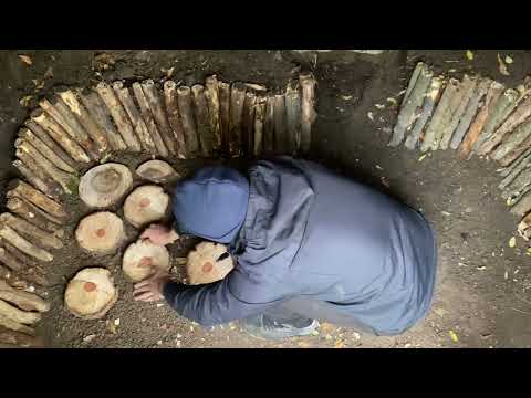 Bushcraft The hut is finished