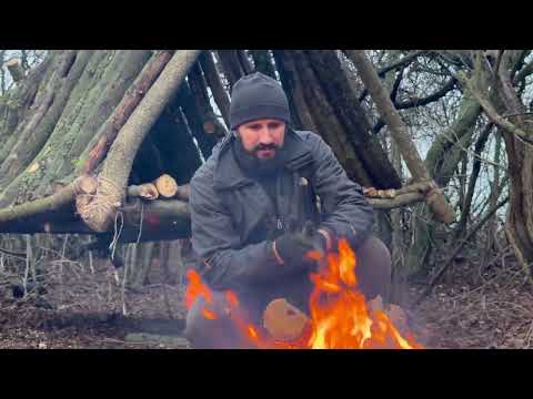 Building a Hanging Tree Shelter for Wilderness Survival