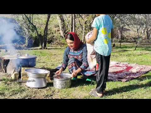 Village Lifestyle Iran Amazing Donkey Riding Tasty Cooking
