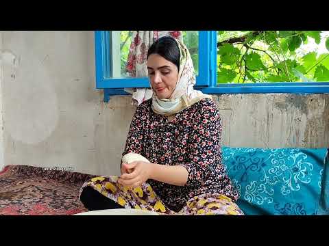 Village Lifestyle Iran Amazing Bread Baking Cooking Donkey