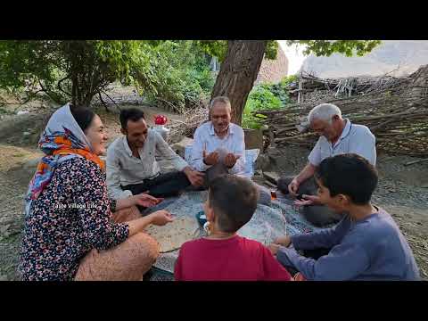 Harvesting Fresh Apple Traditional Cooking Village