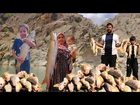 How to survive on a wild island Nomadic fishing on a raging