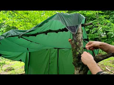 Bushcraft trip part1 Two nights of solitary camping in the