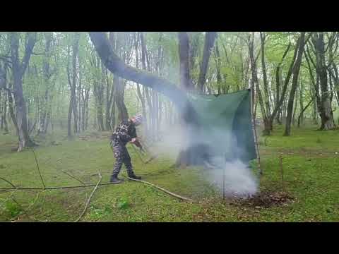 Camping in a Stormy Night Camping in Heavy Rain and