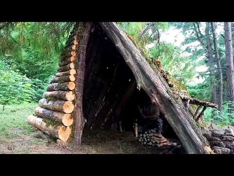 Part 2 Building a wooden hut Building a wooden hut with dry
