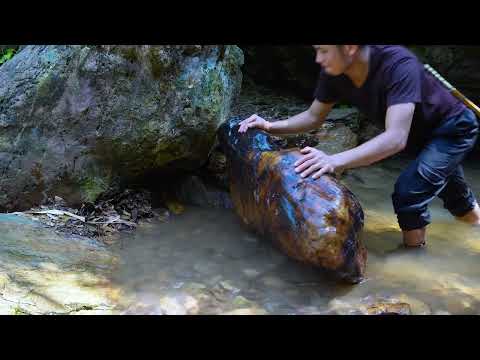 Build a pool under a beautiful waterfall Search for tracks