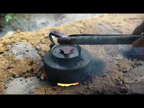 Making a Chair by the Fireplace in Winter Planting Flowers