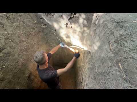 Building a Hidden Dugout Under an Oak Stump A Warm Secret